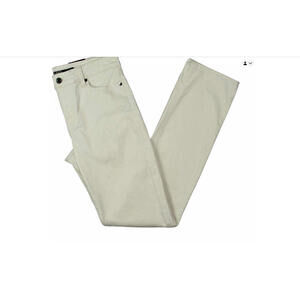ROBERT GRAHAM SLIM JIM 'JEANO' TWILL PANTS/JEANS  light Grey 31